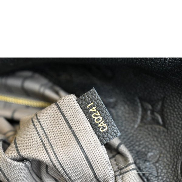 LOUIS VUITTON Artsy MM Empreinte Leather Hobo Bag Black