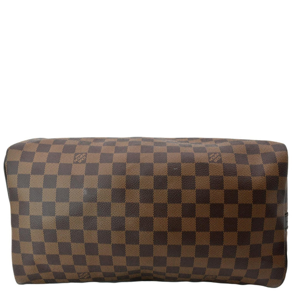 LOUIS VUITTON Speedy 35 Bandouliere Damier Ebene Shoulder Bag Brown