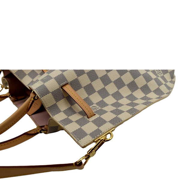 Louis Vuitton Girolata Damier Azur Shoulder Bag White - Top Left