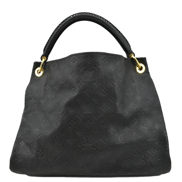 LOUIS VUITTON Artsy MM Empreinte Leather Hobo Bag Black