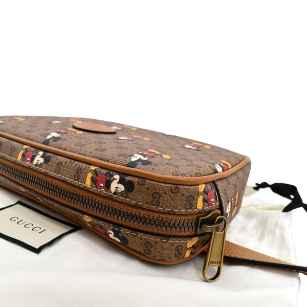GUCCI X DISNEY Mini GG Supreme Belt Bag Beige 602695