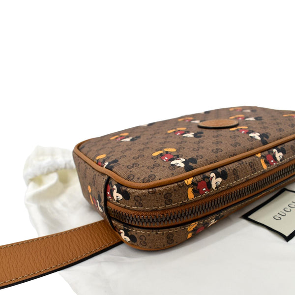 GUCCI X DISNEY Mini GG Supreme Belt Bag Beige 602695