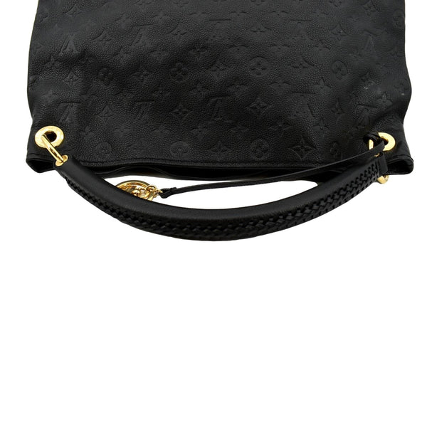 LOUIS VUITTON Artsy MM Empreinte Leather Hobo Bag Black