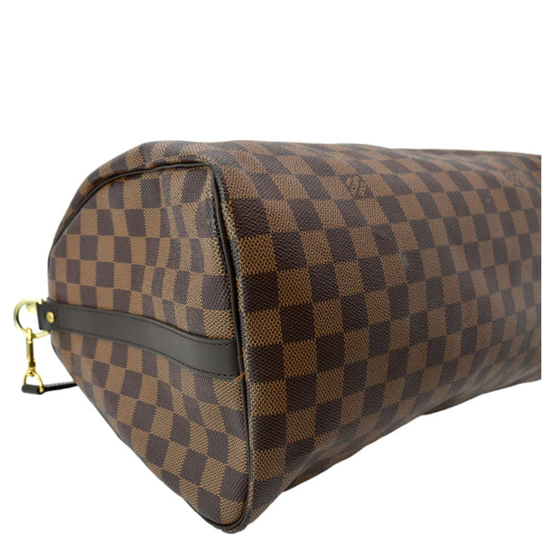 LOUIS VUITTON Speedy 35 Bandouliere Damier Ebene Shoulder Bag Brown