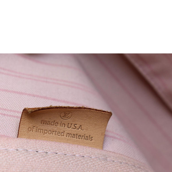 LOUIS VUITTON Neverfull MM Damier Azur Tote Bag White - Sold