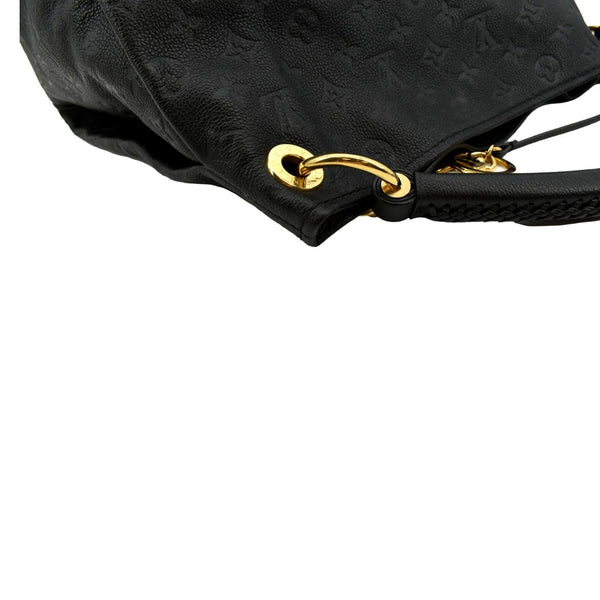 LOUIS VUITTON Artsy MM Empreinte Leather Hobo Bag Black