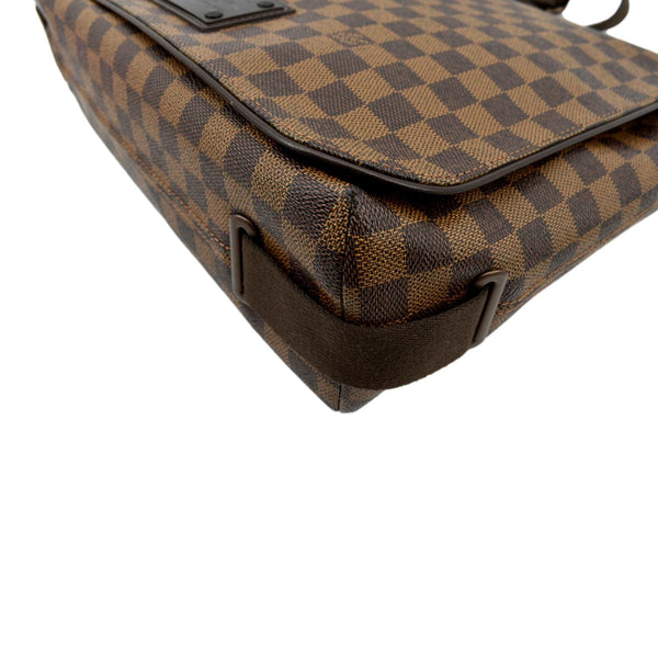 LOUIS VUITTON Brooklyn GM Damier Ebene Shoulder Bag Brown