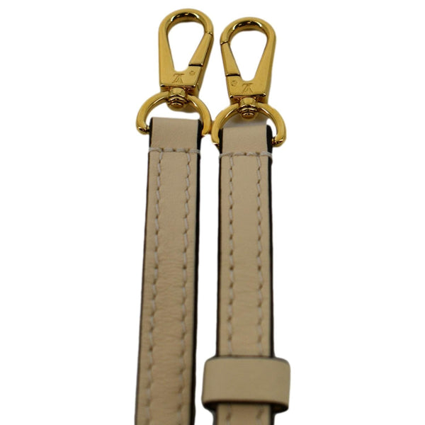 Louis Vuitton Leather Adjustable Shoulder Strap Beige - Holders