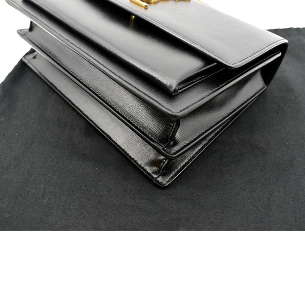 Yves Saint Laurent Monogram Sunset Leather Shoulder Bag - Bottom Right