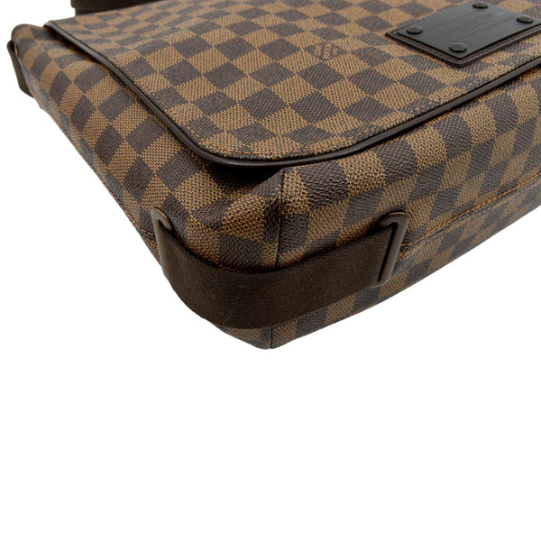LOUIS VUITTON Brooklyn GM Damier Ebene Shoulder Bag Brown