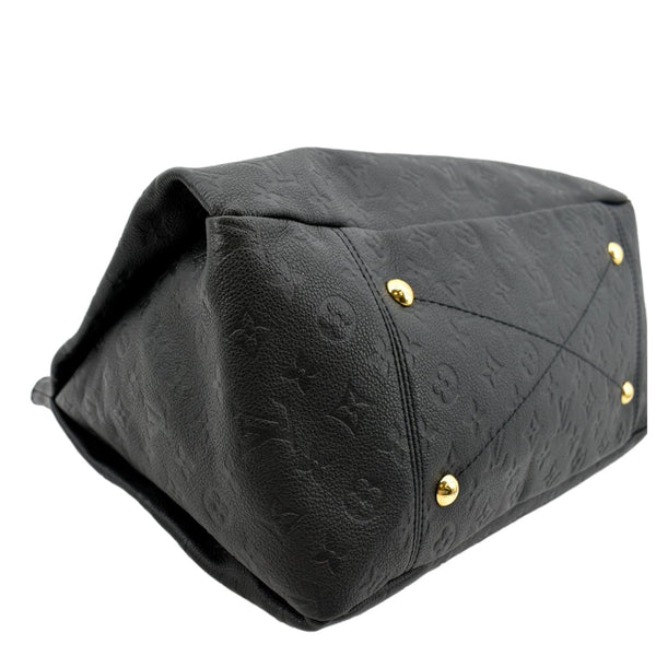 LOUIS VUITTON Artsy MM Empreinte Leather Hobo Bag Black