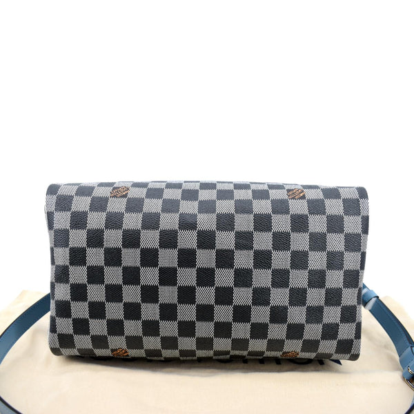 LOUIS VUITTON Speedy 30 Bandouliere Damier Shoulder Bag Black White