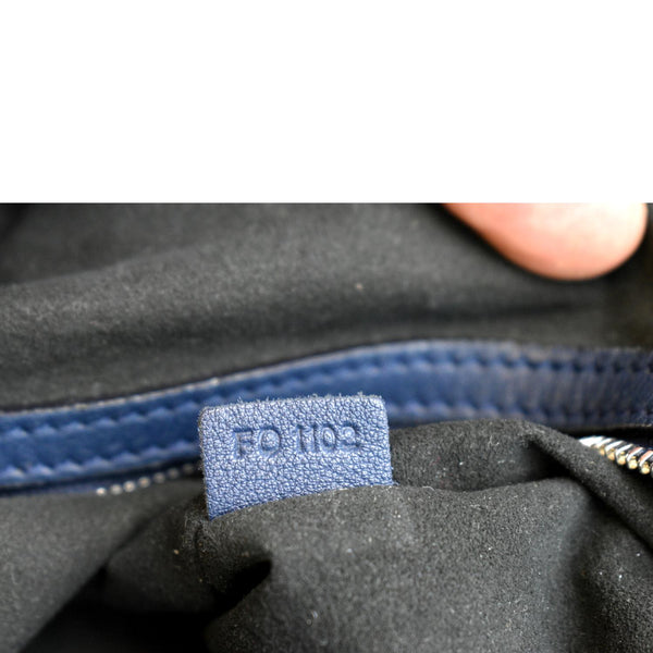 LOUIS VUITTON Antheia Ixia MM Leather Shoulder Bag Blue