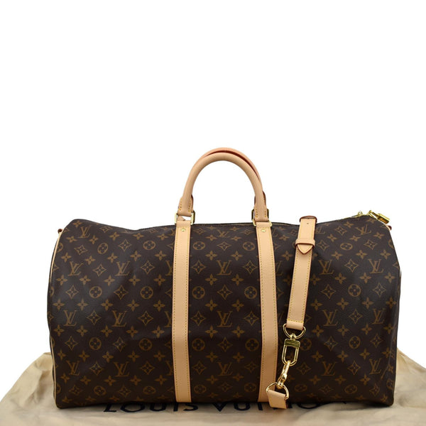 Louis Vuitton Keepall Bandouliere Monogram Travel Bag - Back