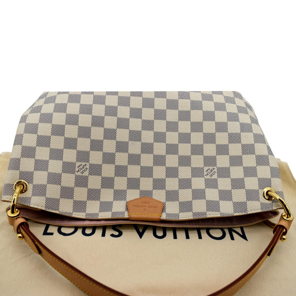 Louis Vuitton Graceful PM Damier Azur Shoulder Bag - Top
