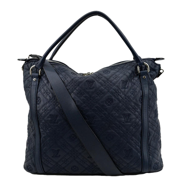 LOUIS VUITTON Antheia Ixia MM Leather Shoulder Bag Blue