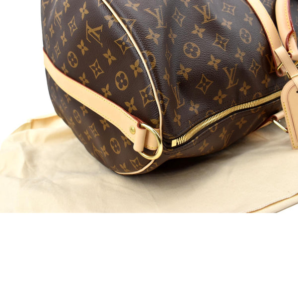 Louis Vuitton Keepall Bandouliere Monogram Travel Bag - Top Right
