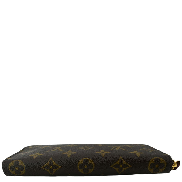 LOUIS VUITTON Clemence Monogram Canvas Wallet Brown