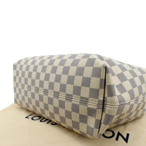 Louis Vuitton Graceful PM Damier Azur Shoulder Bag - Bottom Right