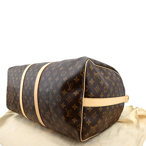 Louis Vuitton Keepall Bandouliere Monogram Travel Bag - Bottom Right