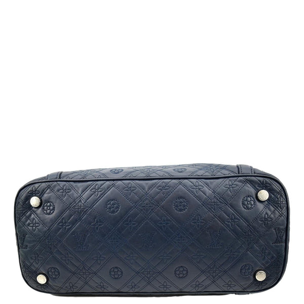 LOUIS VUITTON Antheia Ixia MM Leather Shoulder Bag Blue