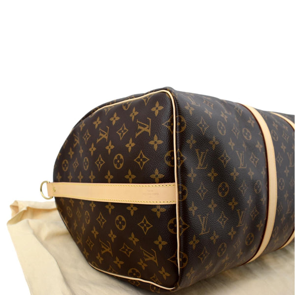 Louis Vuitton Keepall Bandouliere Monogram Travel Bag - Bottom Left