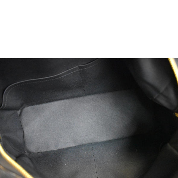 LOUIS VUITTON Ponthieu PM Empreinte Leather Shoulder Bag Black