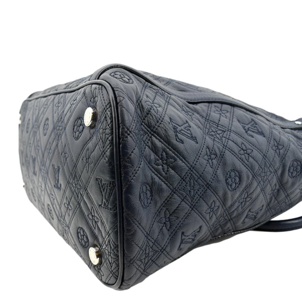 LOUIS VUITTON Antheia Ixia MM Leather Shoulder Bag Blue