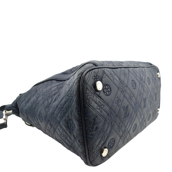 LOUIS VUITTON Antheia Ixia MM Leather Shoulder Bag Blue