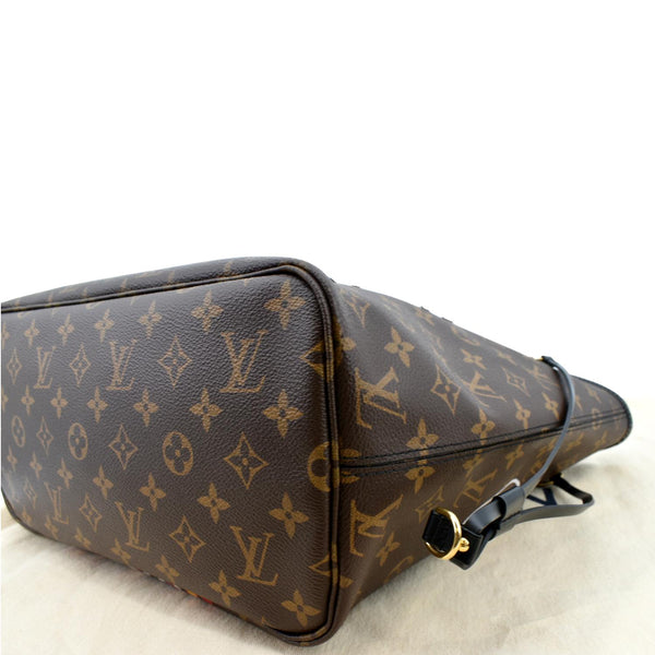 Louis Vuitton Neverfull Kabuki MM Monogram Tote Bag - Bottom Right