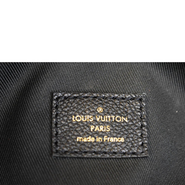 LOUIS VUITTON Ponthieu PM Empreinte Leather Shoulder Bag Black