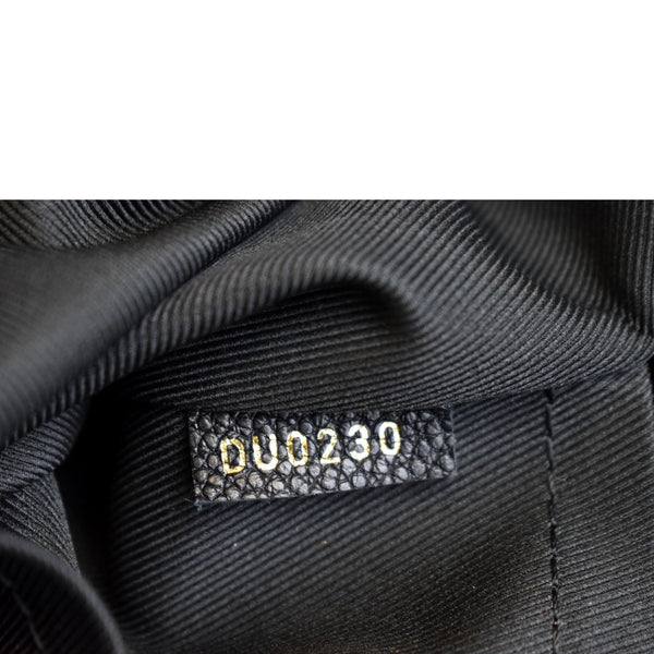 LOUIS VUITTON Ponthieu PM Empreinte Leather Shoulder Bag Black