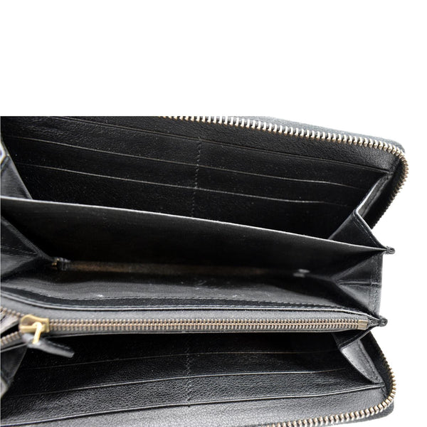Gucci Diana Continental Zip Around Leather Wallet - Inside Sections