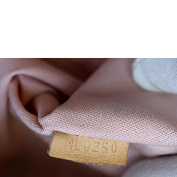 LOUIS VUITTON Croisette Damier Azur Satchel Crossbody Bag White