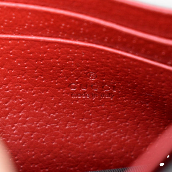 GUCCI Tian GG Supreme Canvas Chain Wallet Beige 424851