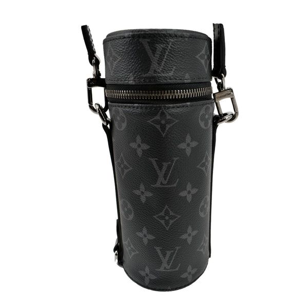 LOUIS VUITTON Monogram Eclipse Bottle Holder Black