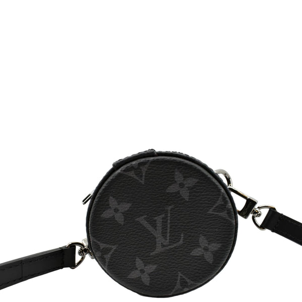 LOUIS VUITTON Monogram Eclipse Bottle Holder Black