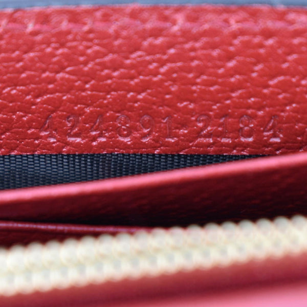 GUCCI Tian GG Supreme Canvas Chain Wallet Beige 424851