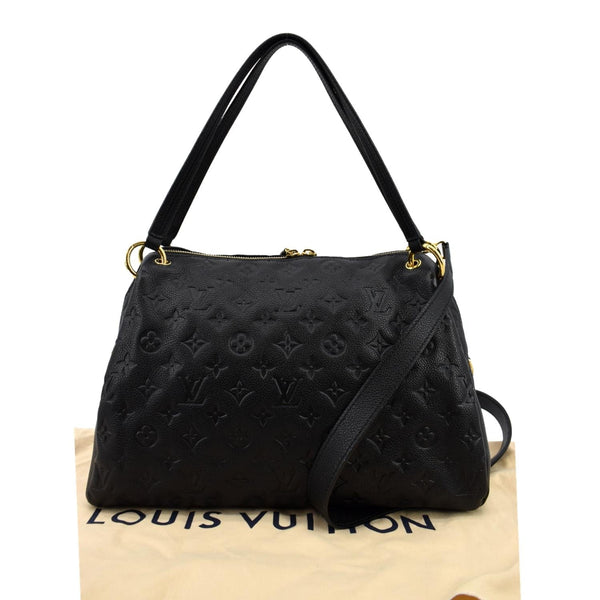 LOUIS VUITTON Ponthieu PM Empreinte Leather Shoulder Bag Black