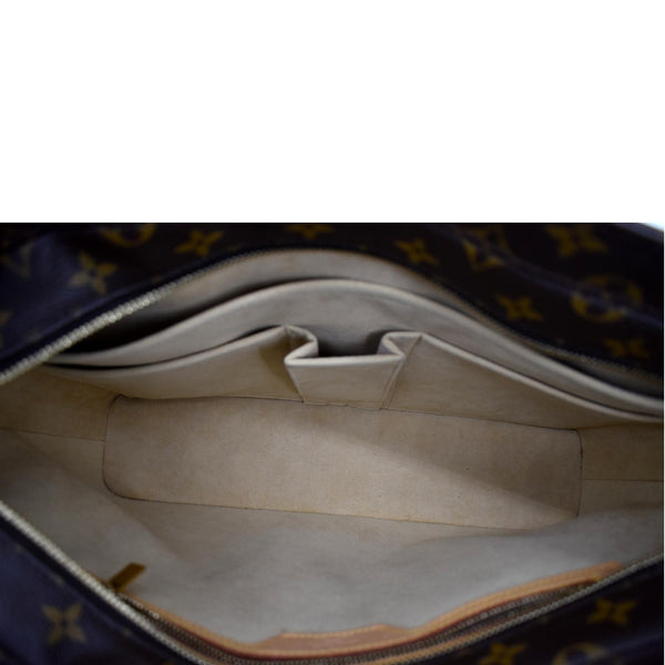 LOUIS VUITTON Luco Monogram Canvas Tote Bag Brown