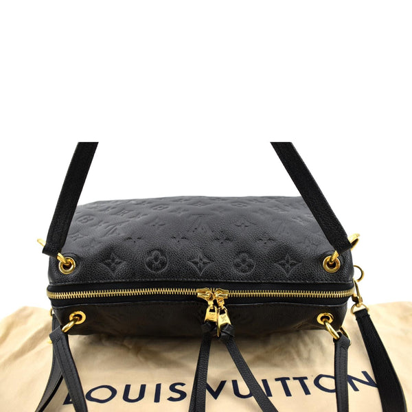 LOUIS VUITTON Ponthieu PM Empreinte Leather Shoulder Bag Black