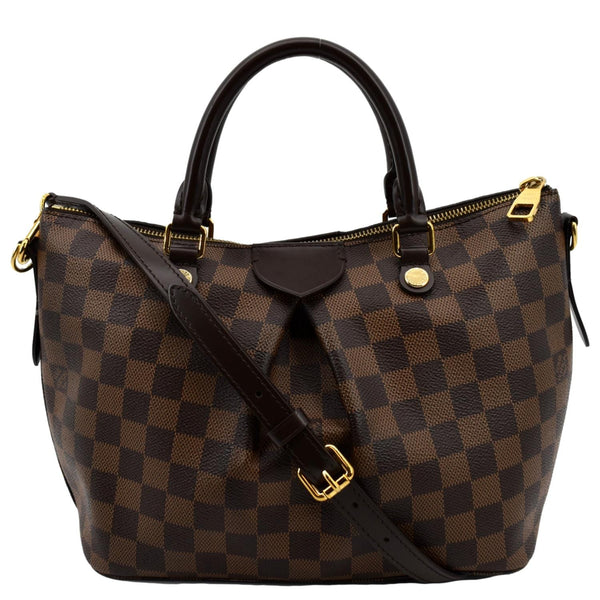 LOUIS VUITTON Siena PM Damier Ebene Shoulder Bag Brown