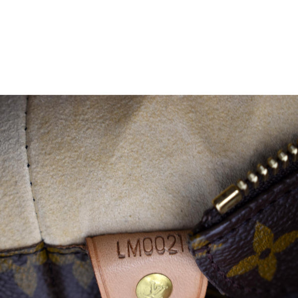 LOUIS VUITTON Luco Monogram Canvas Tote Bag Brown