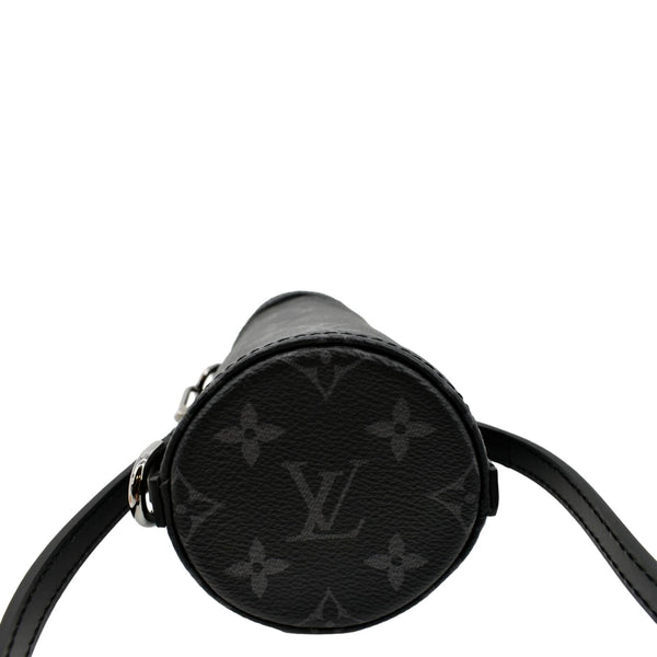 LOUIS VUITTON Monogram Eclipse Bottle Holder Black