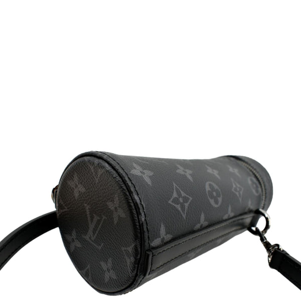 LOUIS VUITTON Monogram Eclipse Bottle Holder Black