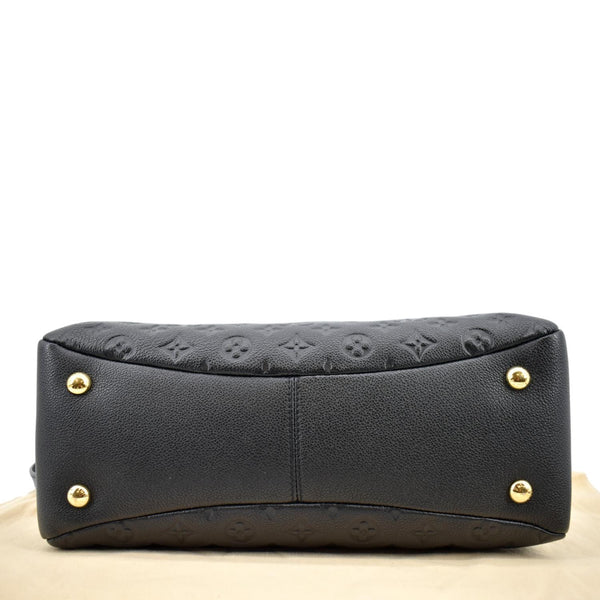 LOUIS VUITTON Ponthieu PM Empreinte Leather Shoulder Bag Black