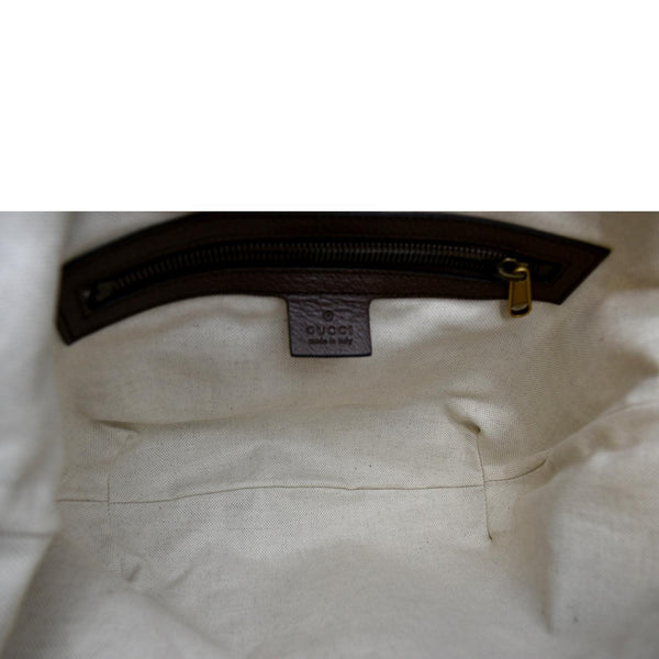 GUCCI Ophidia Small GG Supreme Canvas Shoulder Bag Beige 598125