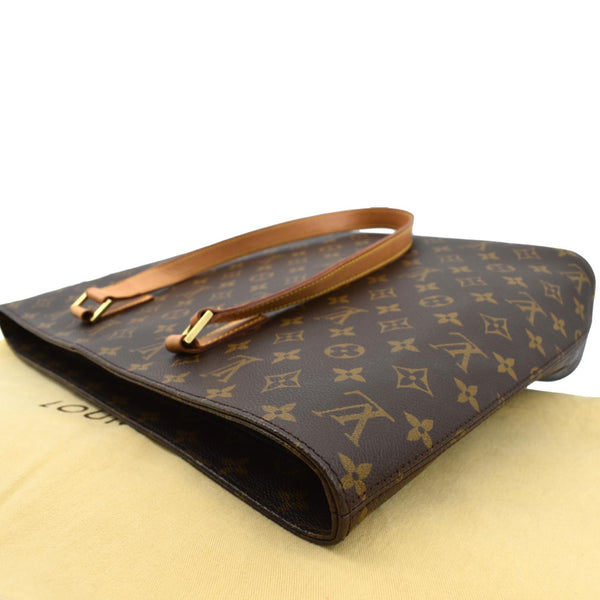 LOUIS VUITTON Luco Monogram Canvas Tote Bag Brown