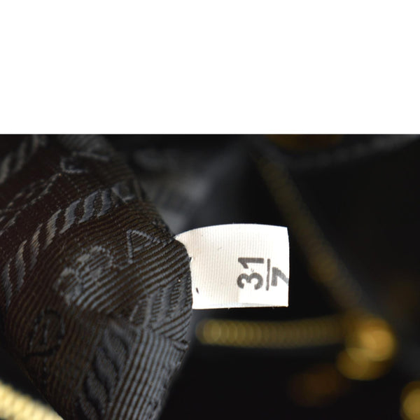 PRADA Lux Medium Promenade Saffiano Leather Shoulder Bag Black - New Year Deals