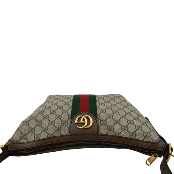 GUCCI Ophidia Small GG Supreme Canvas Shoulder Bag Beige 598125